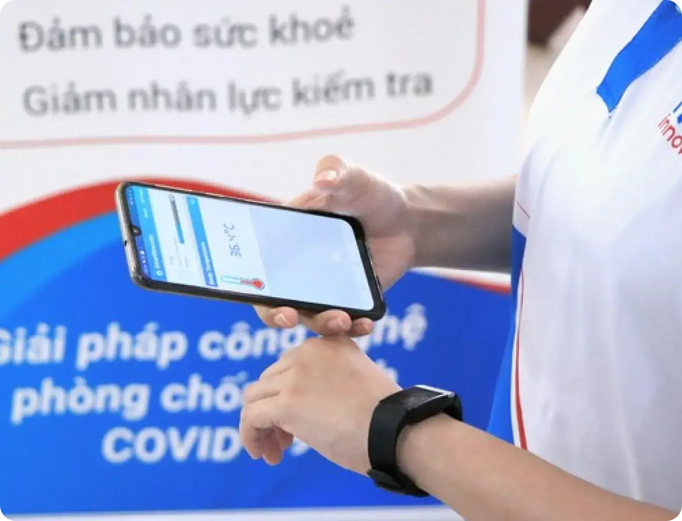 Đo, theo dõi thân nhiệt tự động